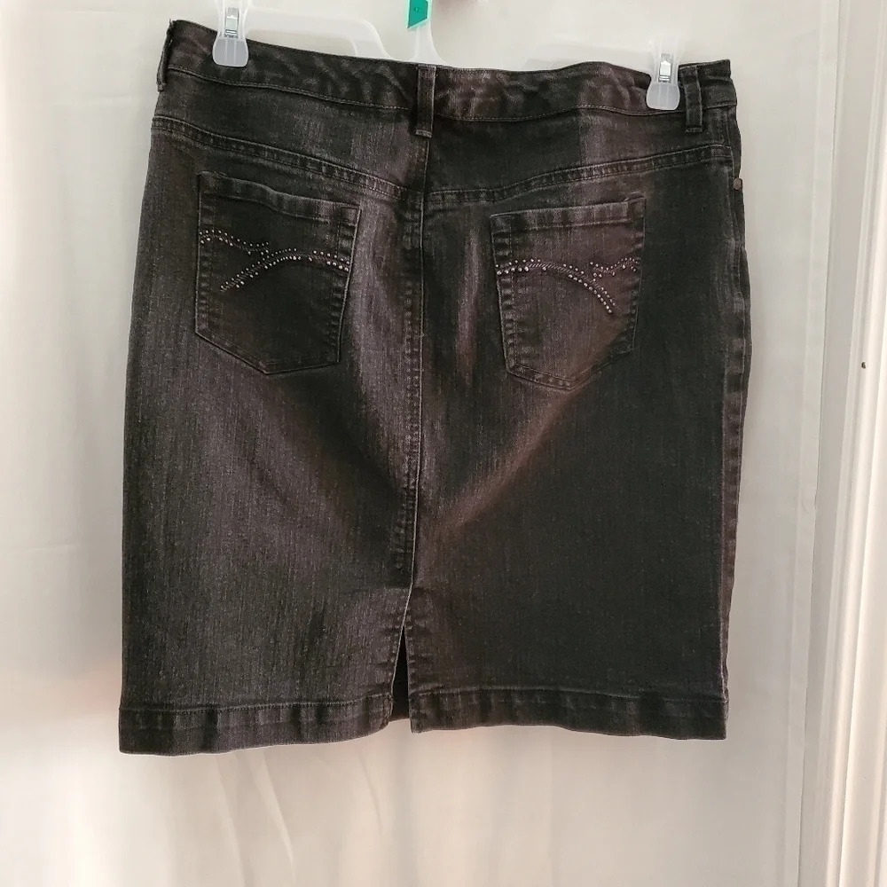 Gloria Vanderbilt Denim skirt Amanda skirt Size 12